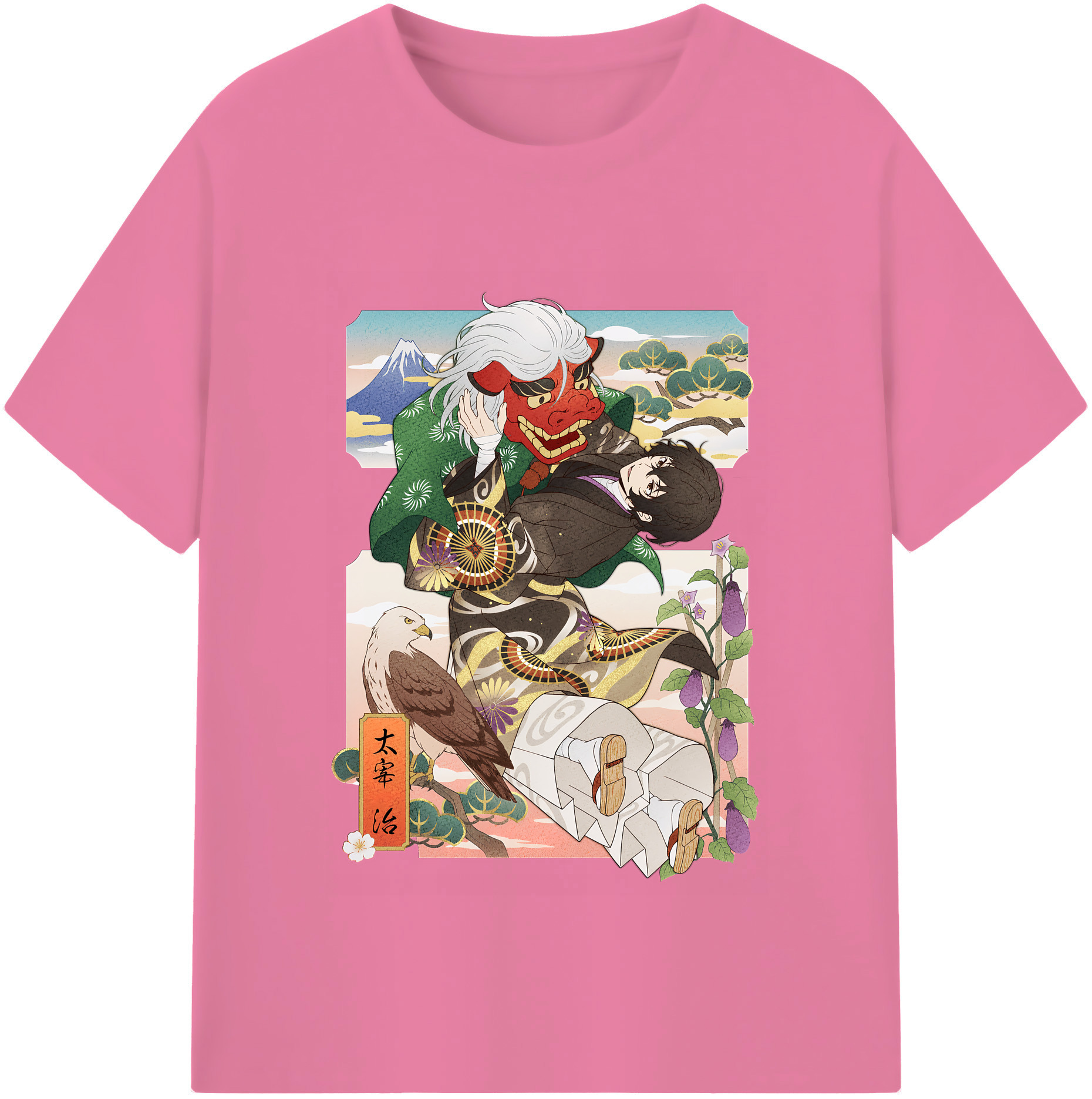 （画像用） 文豪ストレイドッグス Bungo Stray Dogs 綿100％半袖Tシャツ（フロントプリント）